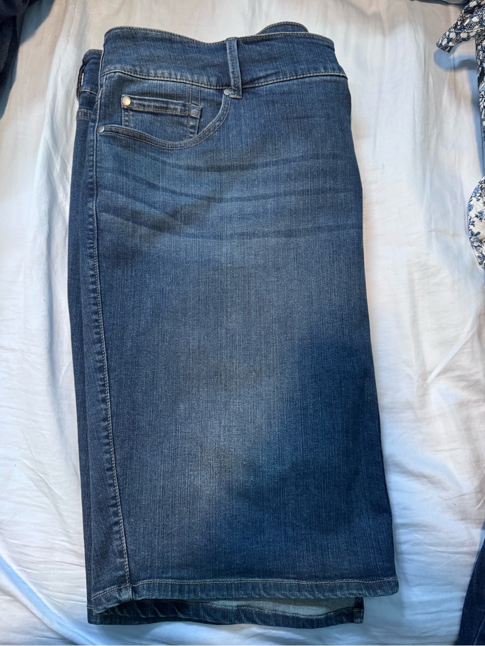 torrid Blue Denim Pencil Skirt